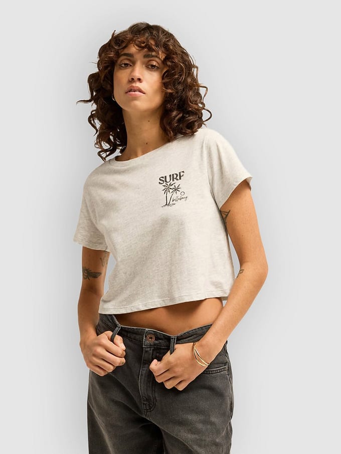 Billabong Magic Sunset T-shirt Met Korte Mouwen Beige M Vrouw