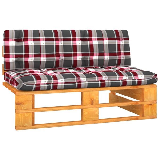 vidaXL - Tuinmiddenbank - pallet - honingbruin - geïmpregneerd - grenenhout