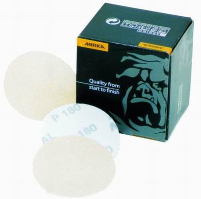 MIRKA Gold Schuurschijven 77mm zonder gaten - P80