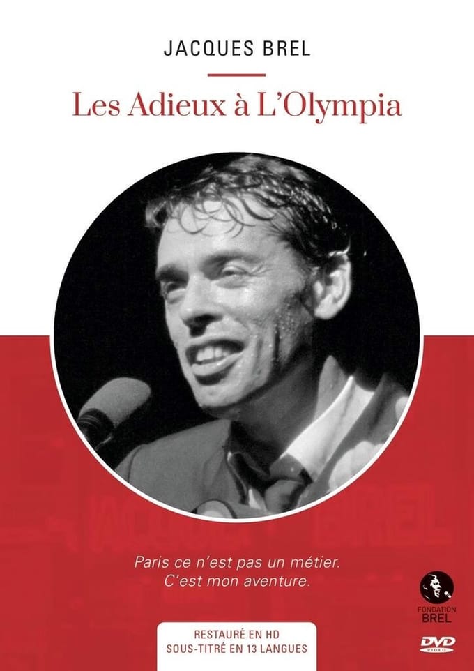 Jacques Brel - Les Adieux à L'Olympia (DVD)