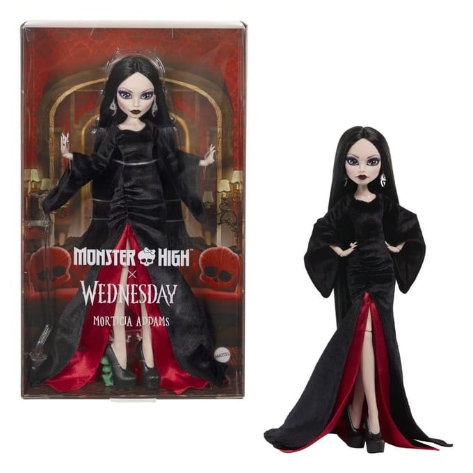Mattel Monster High Wednesday Morticia Skullector Speelpoppen