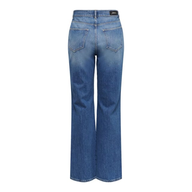 Only Onlmiloh life ex hw wide blue denim