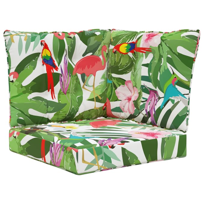 vidaXL - Buitenbankkussen - Polyester - kleurrijk - 50,5 - x - 50,5 - cm