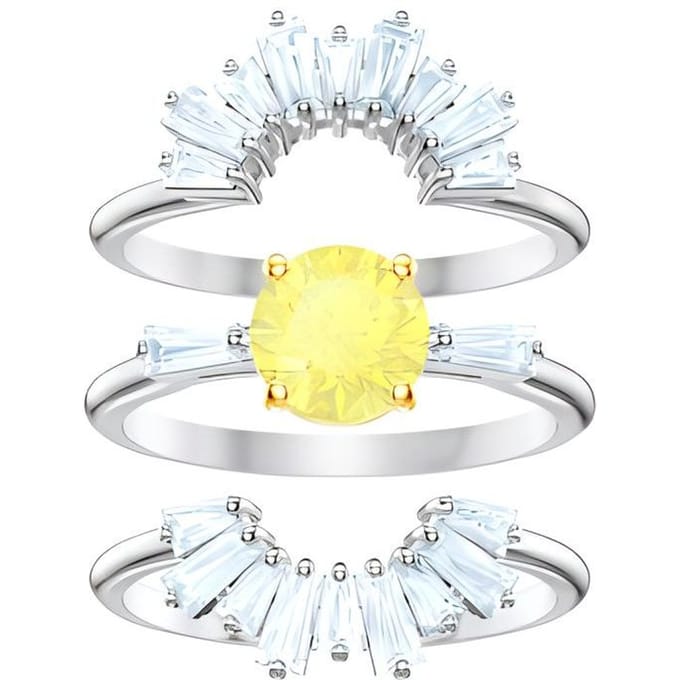 Swarovski Rhodium plated Ringen Dames 5482498 52 white