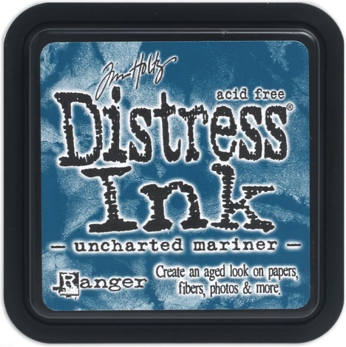 Distress ink pad uncharted mariner