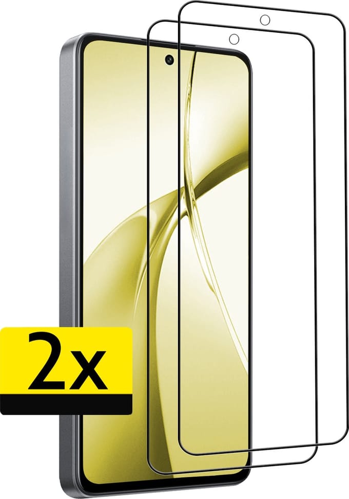 Screenprotector - Geschikt voor OnePlus Nord CE4 - 2 Stuks - Full Cover - Beschermglas - Gehard Glas - Tempered Glass - Screen Protector