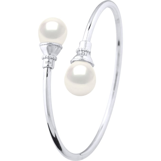 You & Me armband zoetwaterparels 11-12 mm White 925