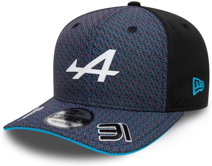 F1 New Era Heren Driver Eo 9fifth Pc Renault Zwart-Marineblauwe Pet