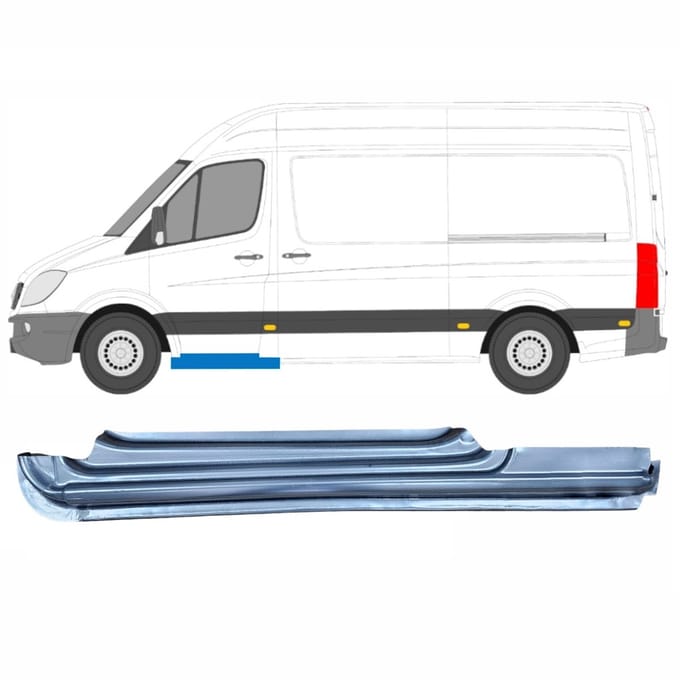 Reparatie dorpel voorste deuren voor Mercedes Sprinter 2006-2018 / Links