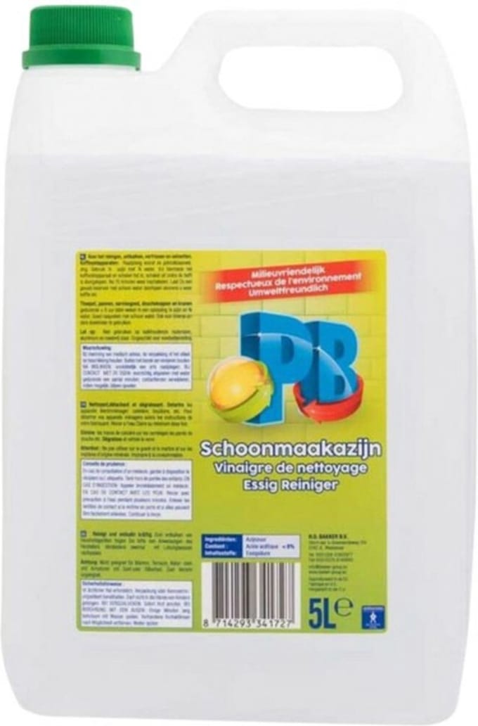 3x Schoonmaakazijn 5 liter