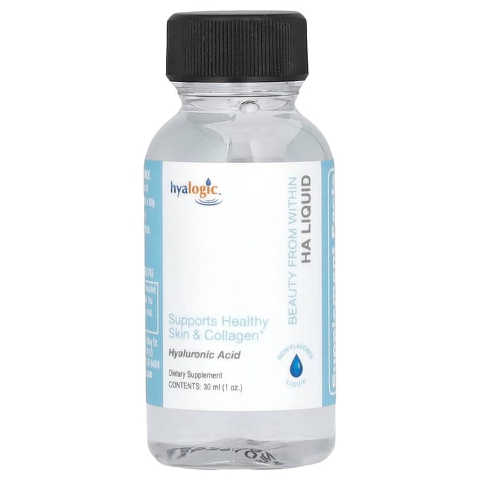 Hyalogic, Beauté de l'intérieur, Liquide HA, Sans saveur, 30 ml (1 oz)