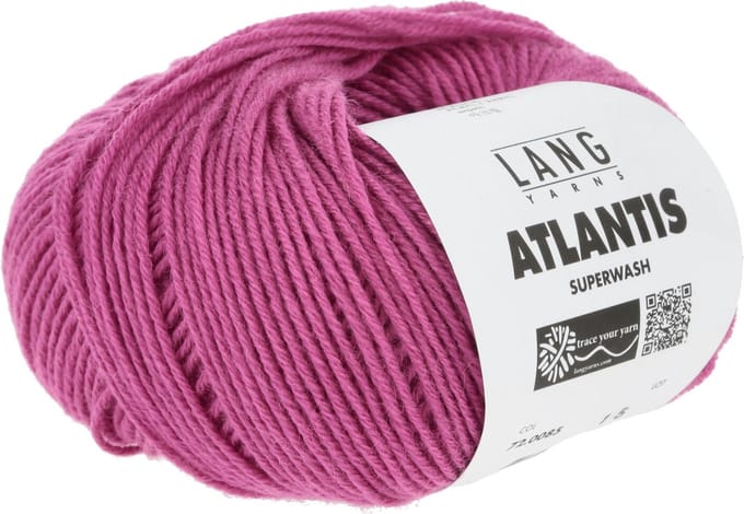 Lang Yarns Atlantis - 85 fuchsia - Wol/Acryl-Mix Garen