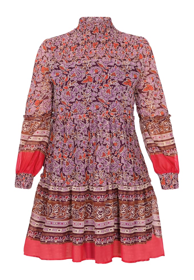 usha jurk vrouwen paars