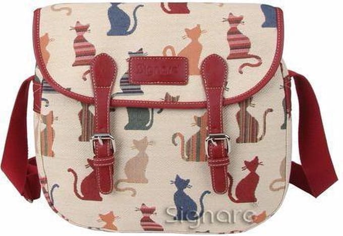 Signare  - Schooltas - Messengertas - Cheeky Cat - Kat - Katten