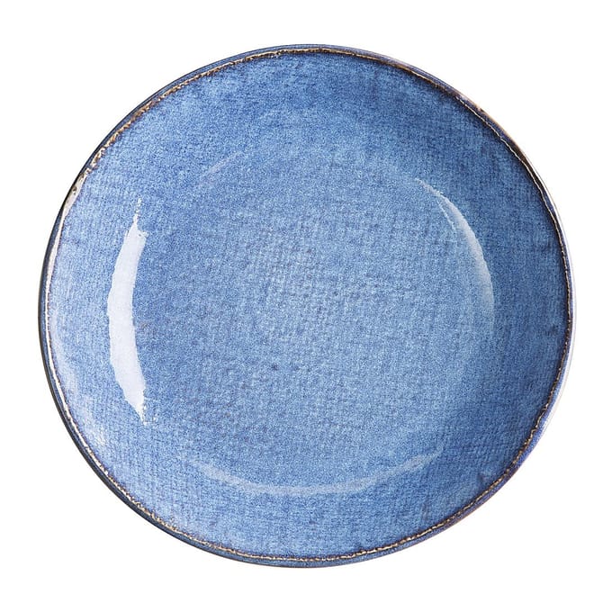 Olympia Denim Blue Coupe Kommen 220 mm (Pak van 6)