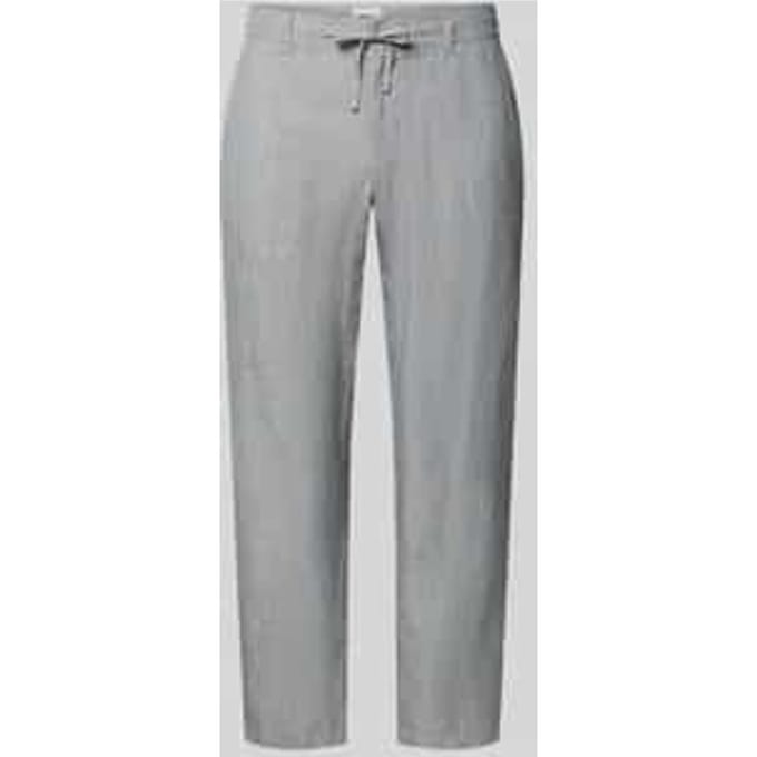 slim fit linnen broek van puur linnen model 'Fabio'