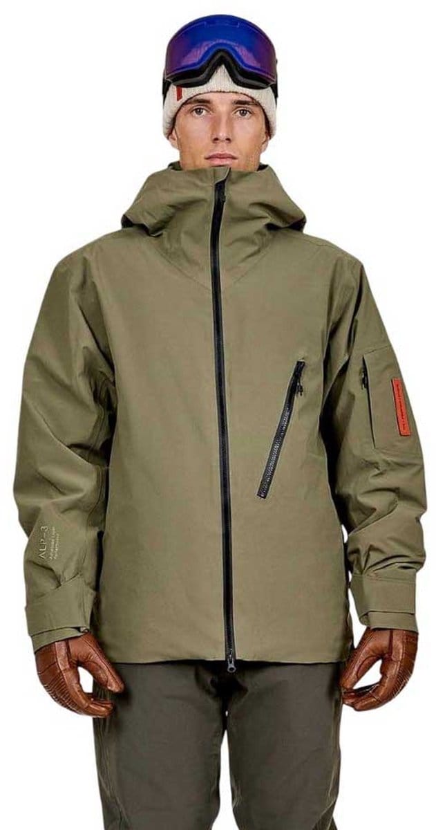 The Mountain Studio 2l Stretch Jas Groen M Man