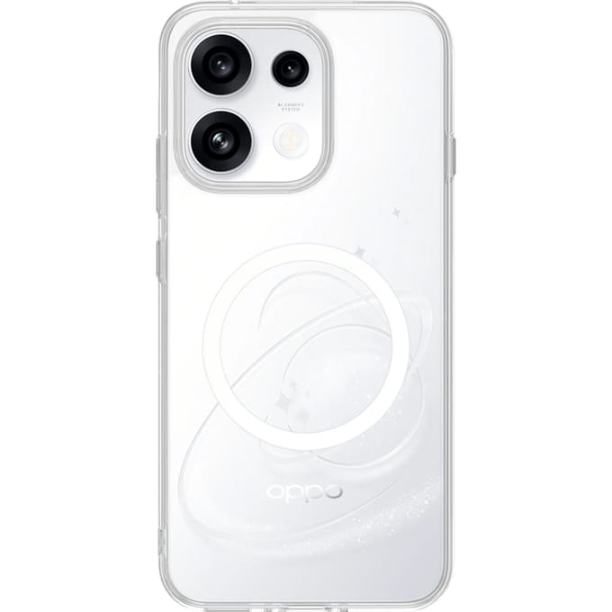 OPPO Reno16 F Back Cover met Magneet Transparant