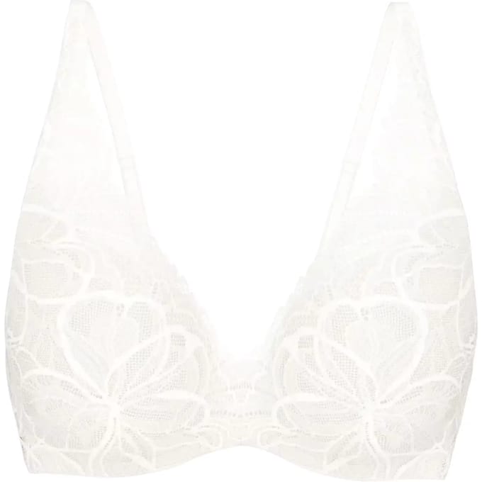 B padded bustier met beugels voor vrouwen Triumph Body Make-Up Illusion Lace