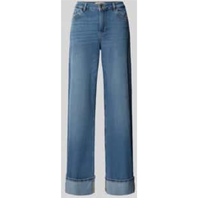 Wide fit Jeans met vaste zoom Model 'Dara'