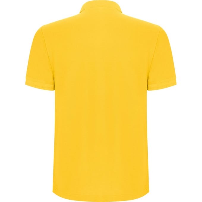 Roly Heren Pegaso Premium Effen Polo Shirt (Geel)