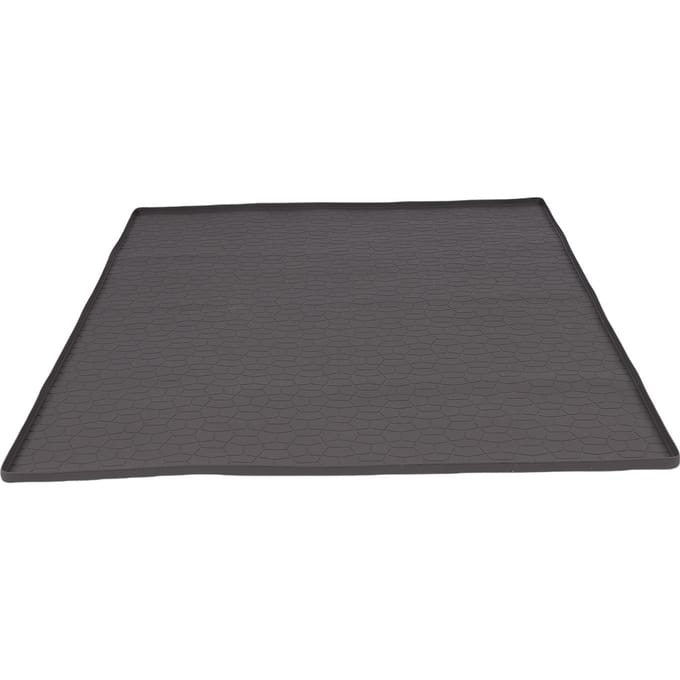 Tapis de litière pour chat en silicone épaissi Tapis de litière pour chat en silicone épais Facile à nettoyer Multifonctionnel black