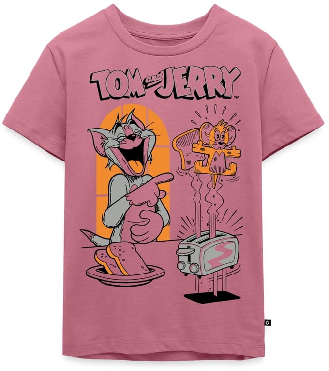 Tom En Jerry Muizen Toost Premium T Shirt Kinderen