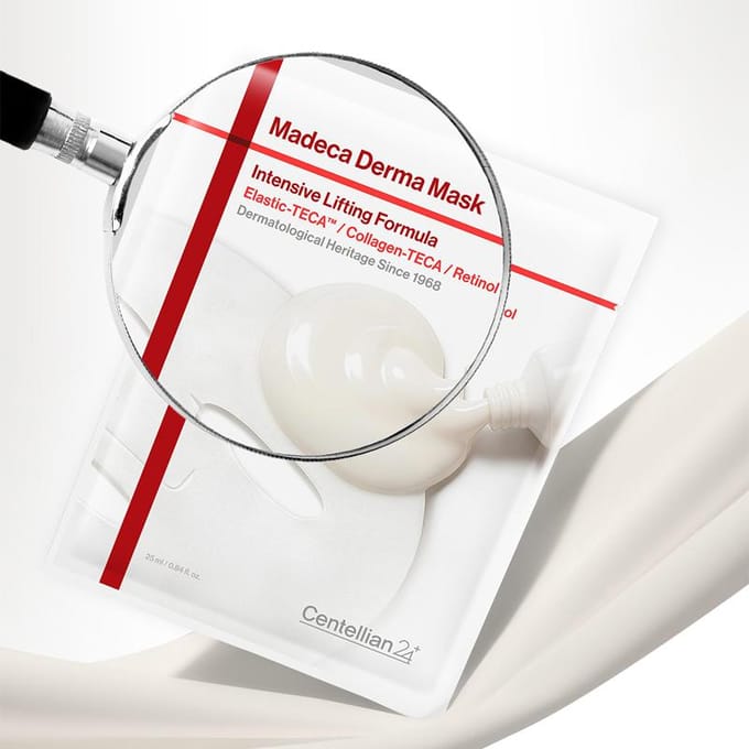 Dongkuwa Pharmaceutical Centellian 24 Madeca Derma Mask Intensieve Lifting Formule 10 Vellen red