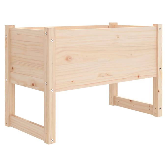 vidaXL - Plantenbak - 78x40x52 - cm - massief - grenenhout