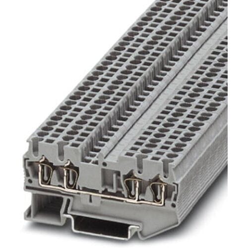 Phoenix Contact 3031306 Doorgangsserieklem 5.2 mm Spanveer Grijs 50 stuk(s) Piece