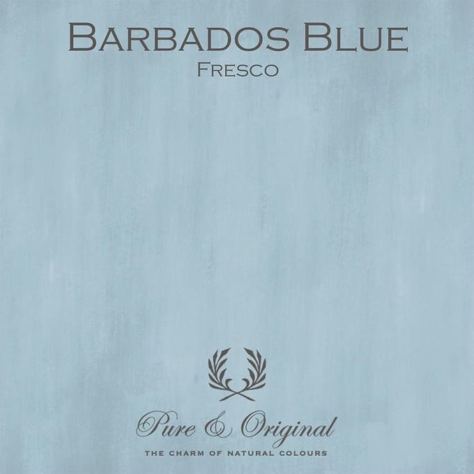 Pure & Original Fresco Kalkverf Barbados Blue 5 L