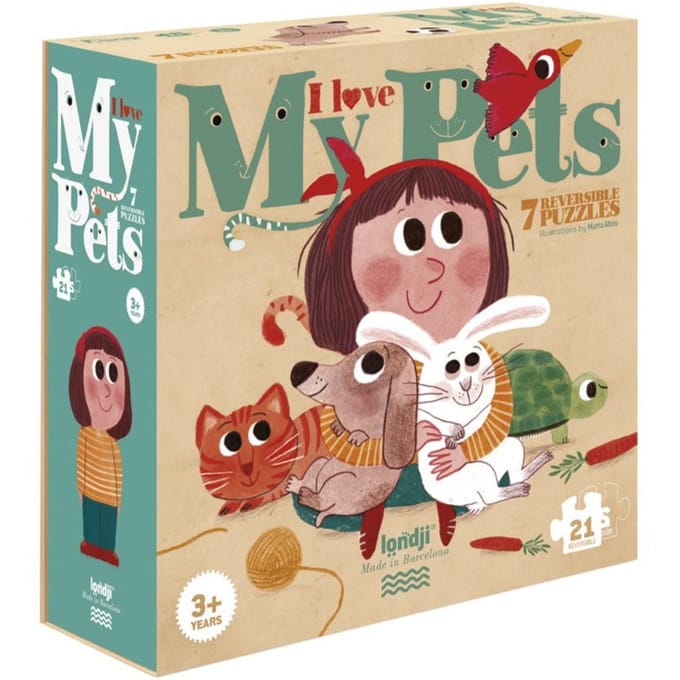 LONDJI puzzel my pets 3 jr+ / 7 x 3 stks