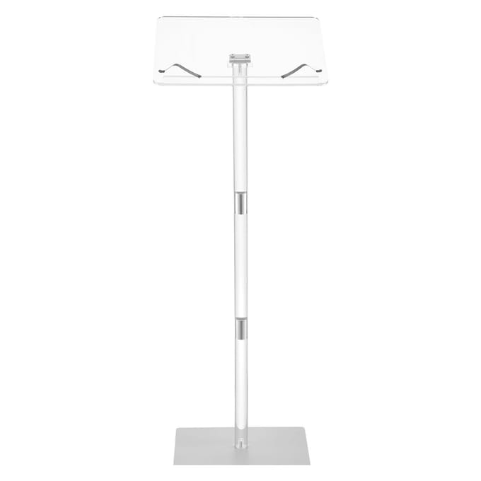 Podiumstandaard 43 inch Acryl Lessenaar Verstelbare Hoeken met Metalen Basis