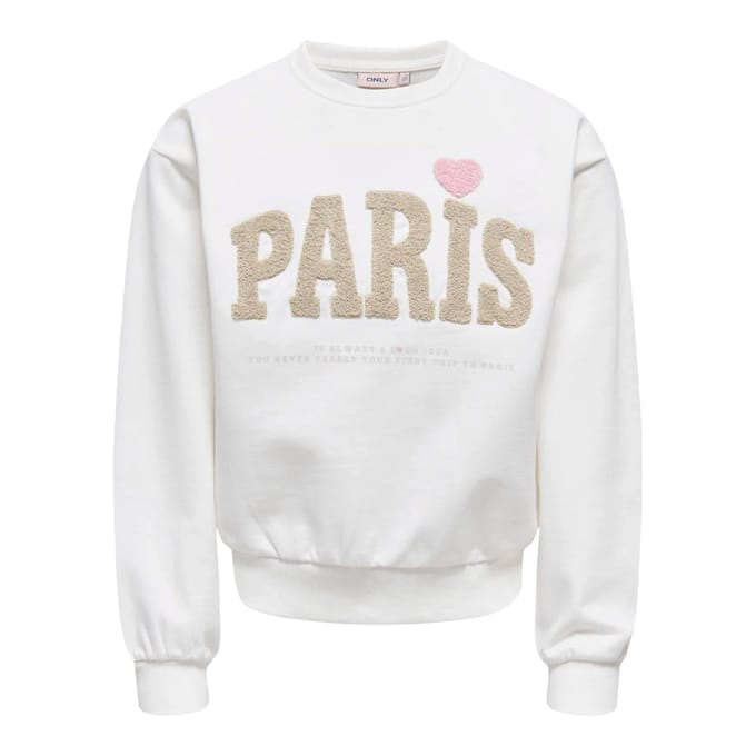 ONLY - KOGNAOMIE LS BOXY O-NECK PRINTED SWT Dames Trui