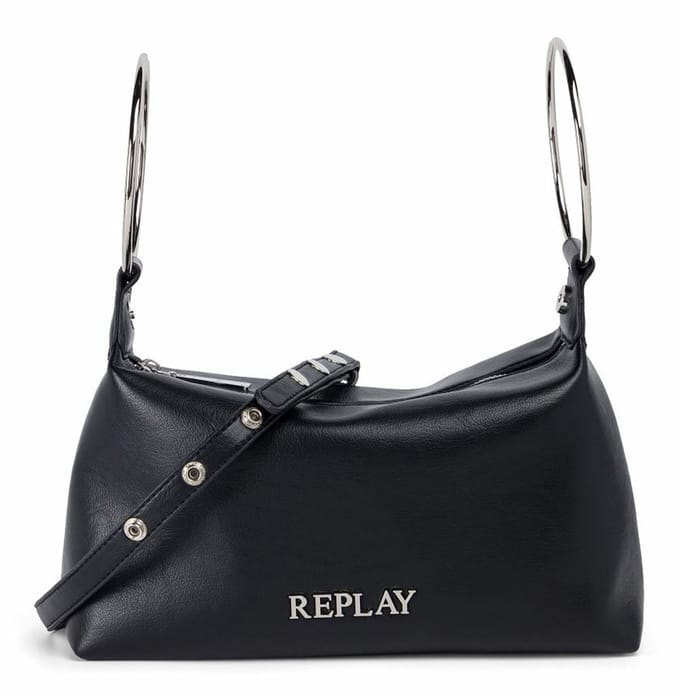 REPLAY schoudertas Crossbody Bag Black zwart