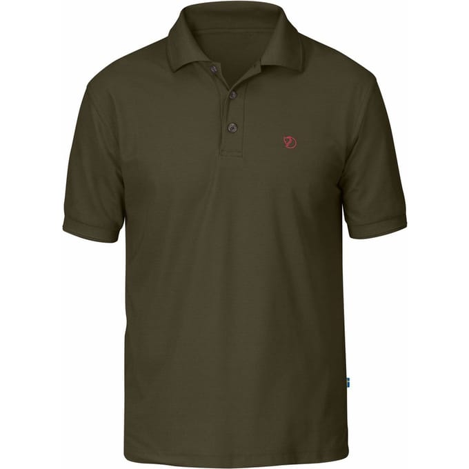 Fjallraven Crowley Pique Shirt Heren - Dark Olive - S