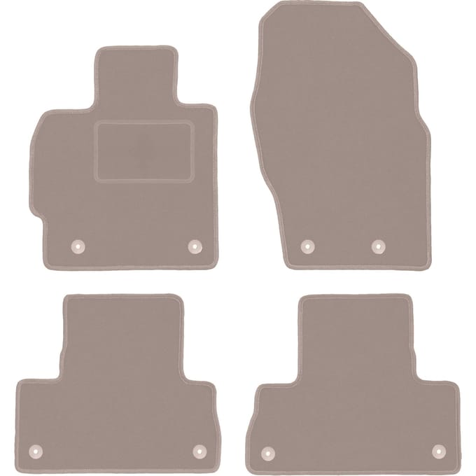 Beige veloursmatten voor: Mazda CX-7 SUV (2009-2012)