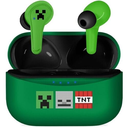 Minecraft - draadloze oordopjes - met oplaadcase - touch control - extra eartips - TWS earpods bluetooth