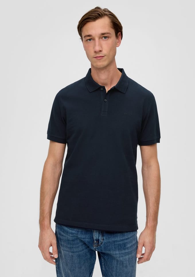regular fit poloshirt van puur katoen