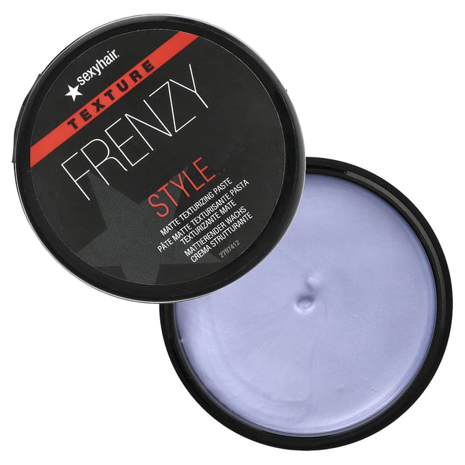 SexyHair, Style, Press, Matte Texturizing Paste, 70g (2.5oz) black