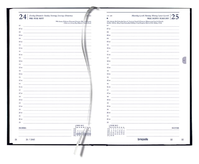 Quantore Kantooragenda 2026 - kort - 1dag/1pagina - zwart