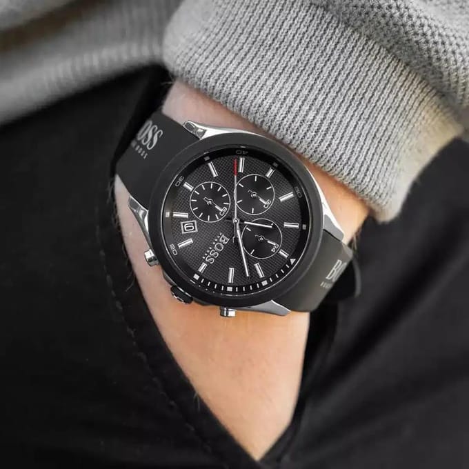 Hugo Boss 1513716 Velocity Herenhorloge 44 zwart