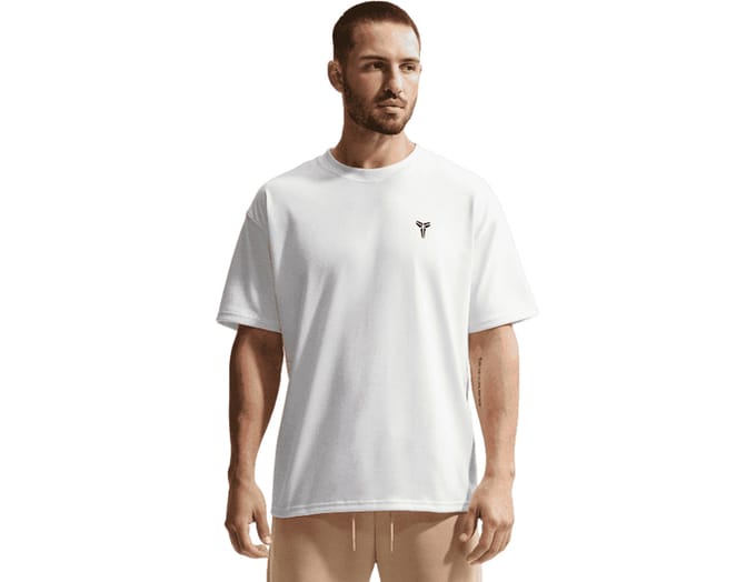 Nike Kobe T-shirts Heren - Wit - Maat XXL - Katoen Jersey