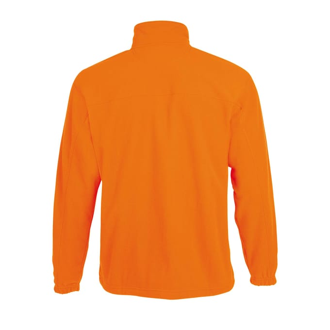 SOLS Heren North Full Zip Outdoor Fleece Jacket (Oranje)