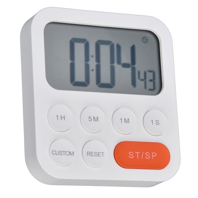 Digitale Keukentimer 3 Versnellingen Instelbaar Magnetische Afteltimer Kook Studietimer voor Slaapkamer gray