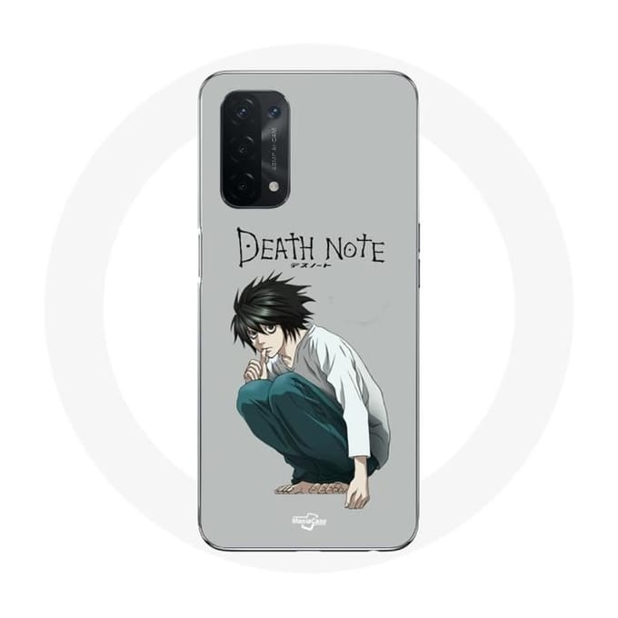 Coque - Death Note - Oppo A74 - Gris - Souple - Protection contre les chocs