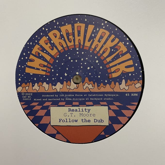 G.T. Moore - Reality (10" LP)