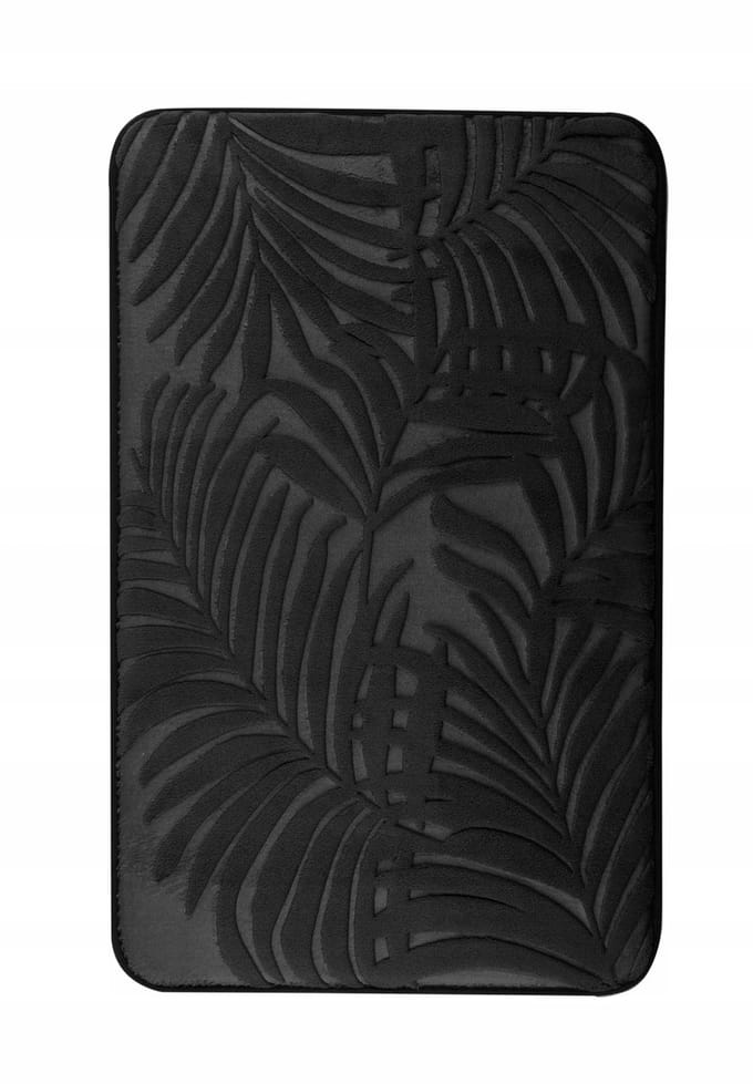 Alsea Badmat Zwart 70x45 cm - Antislip & Comfortabel