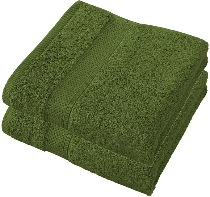 De Witte Lietaer Handdoek Stephanie Cactus - Set 2 stuks - 50 x 100 cm - Groen - Katoen