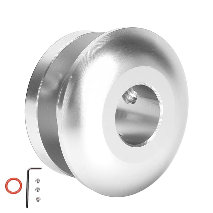 Pookknophoes Retainer Limiter Schakelaar Schakelkop Gesp Stopper Universeel voor Auto Silver gray